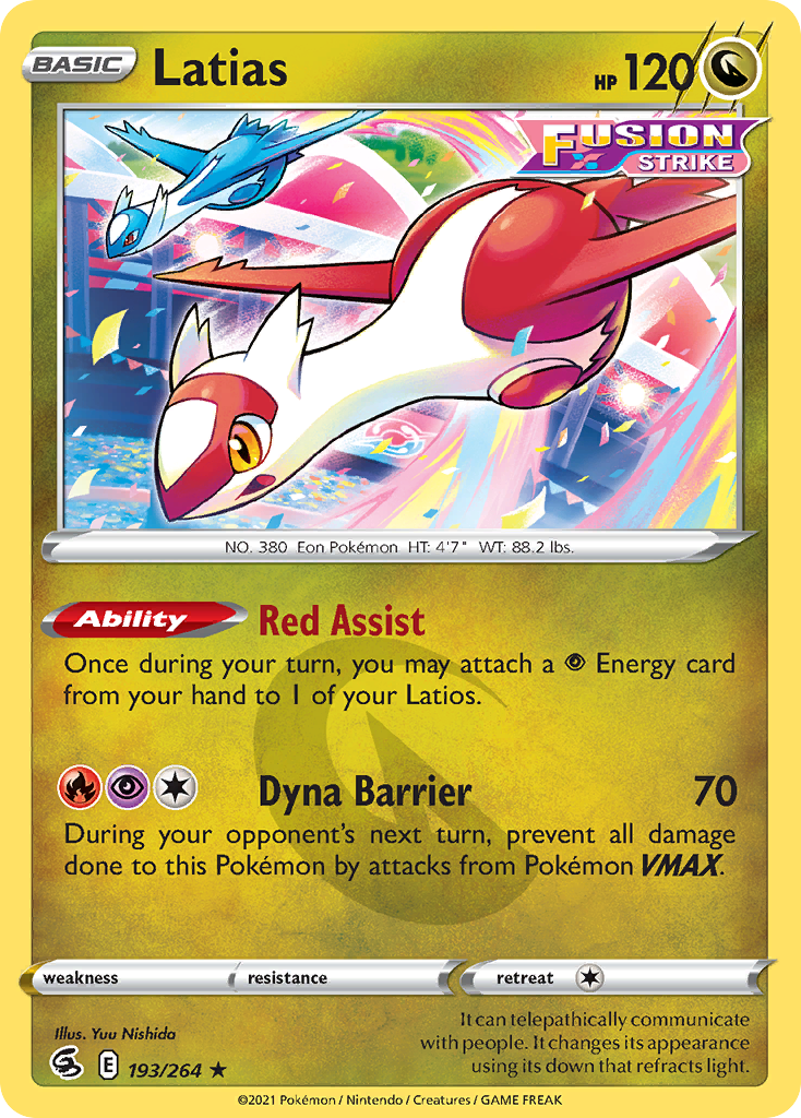 Latias 193/264 Fusion Strike