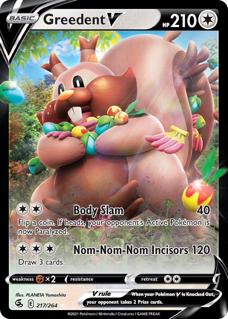 Greedent V 217/264 Fusion Strike