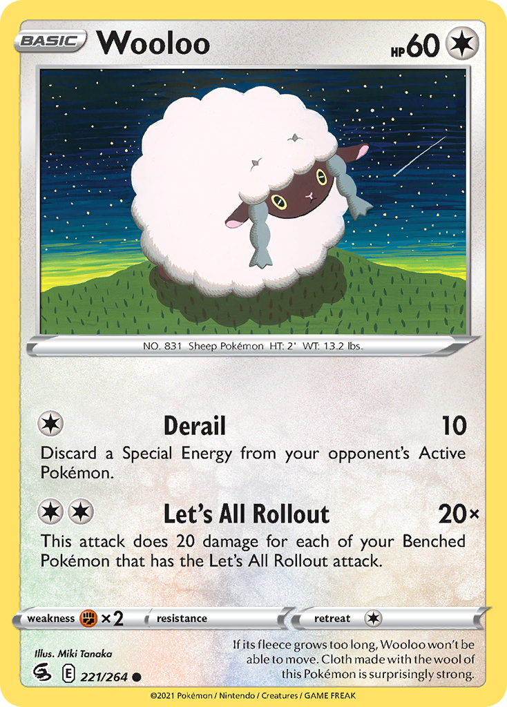 Wooloo 221/264 Fusion Strike