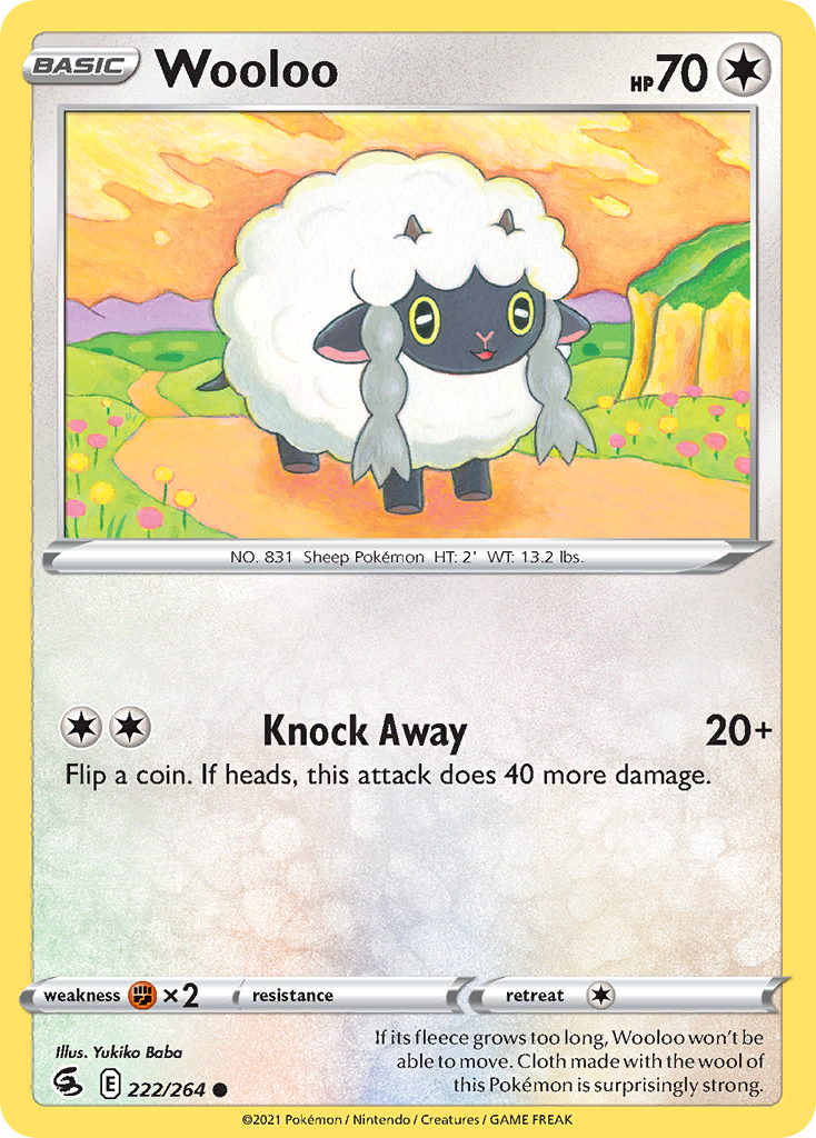 Wooloo 222/264 Fusion Strike