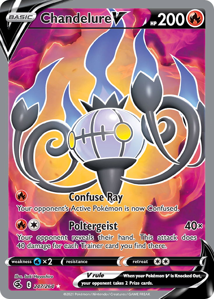 Chandelure V 247/264 Fusion Strike