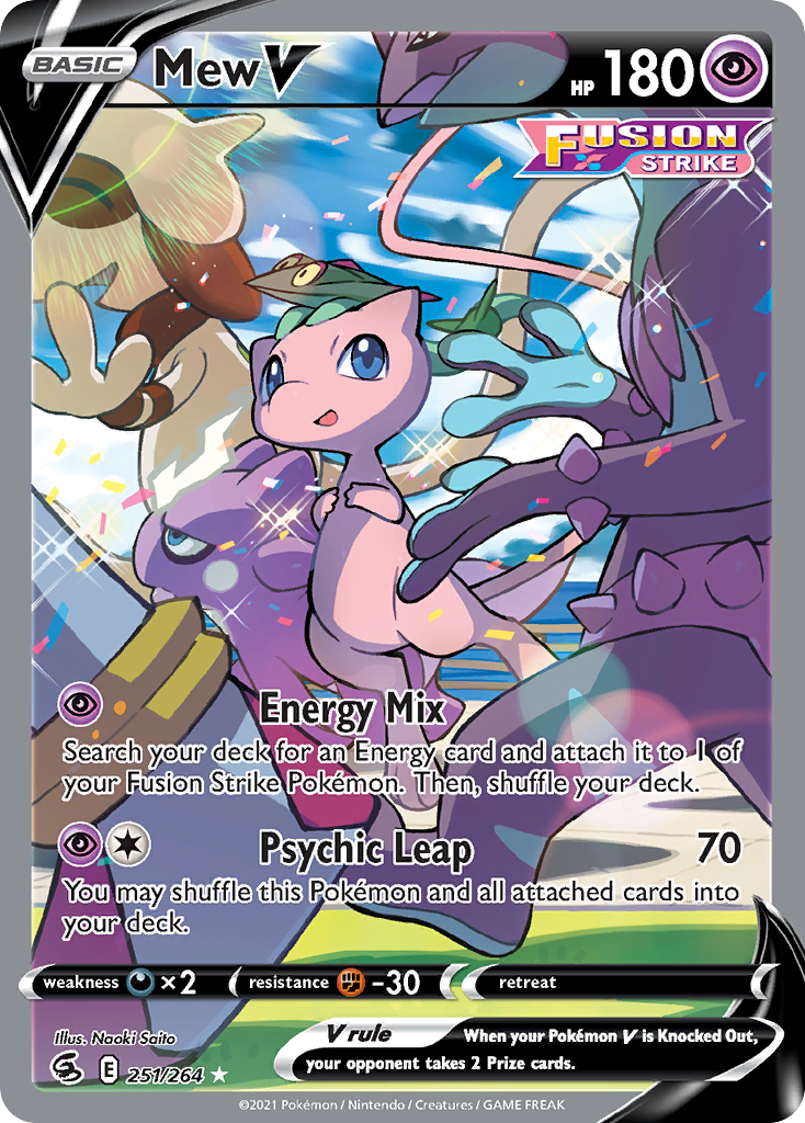 Mew V 251/264 Fusion Strike