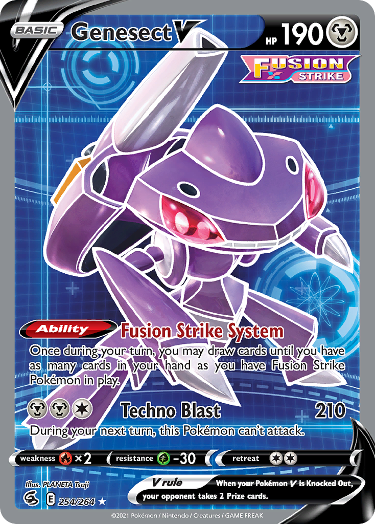 Genesect V 254/264 Fusion Strike
