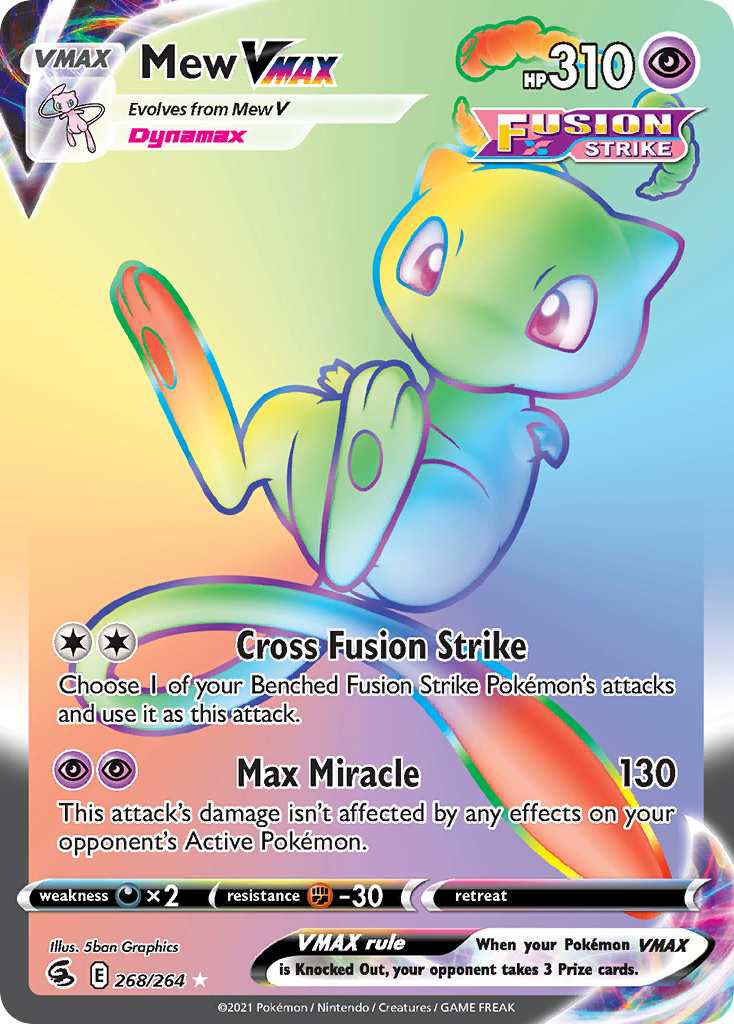 Mew VMAX 268/264 Fusion Strike