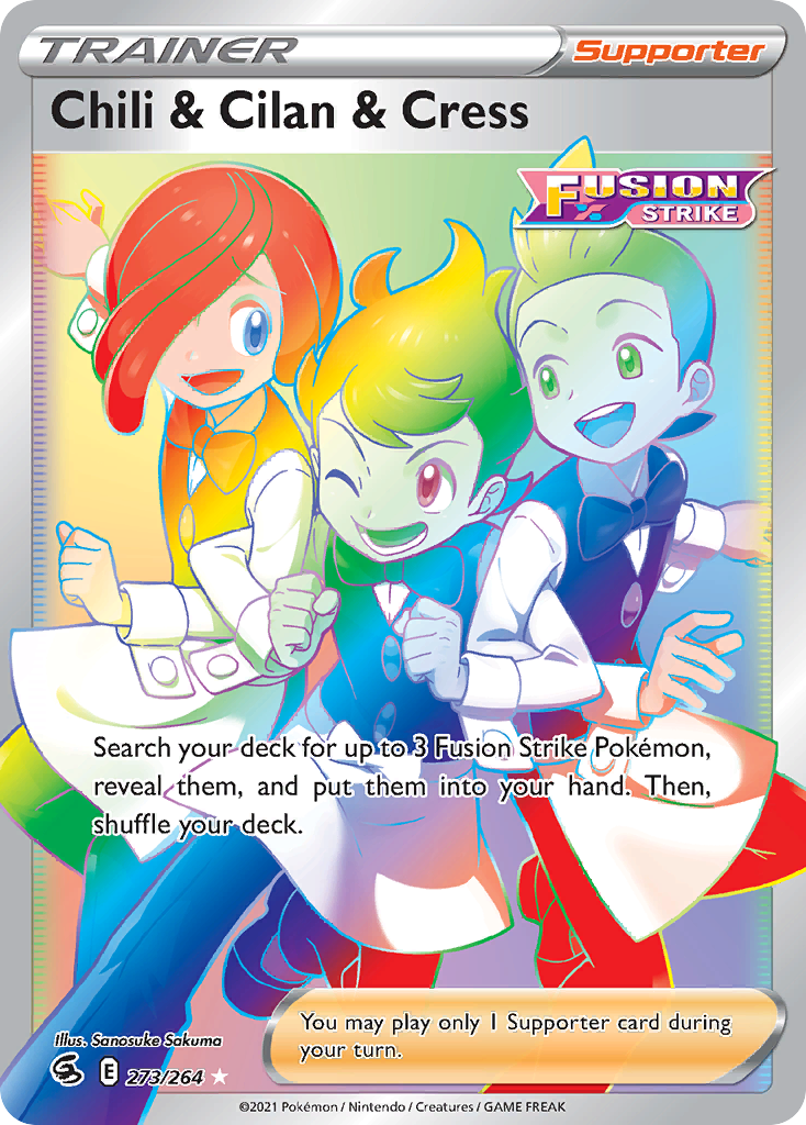 Chili & Cilan & Cress 273/264 Fusion Strike