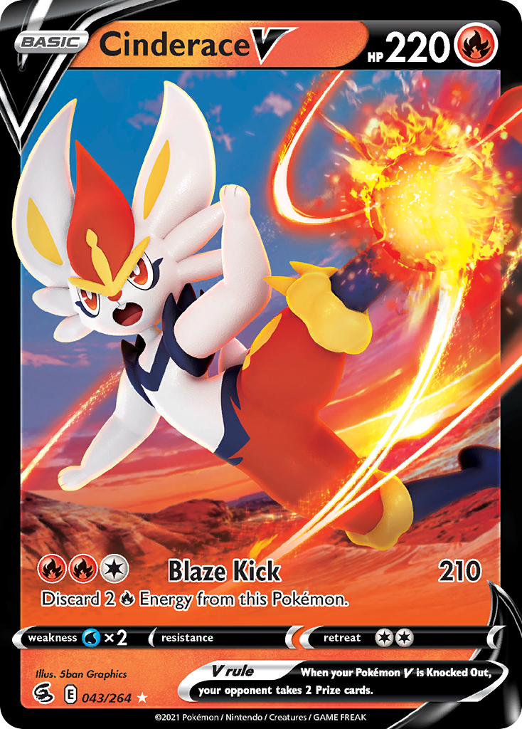 Cinderace V 043/264 Fusion Strike