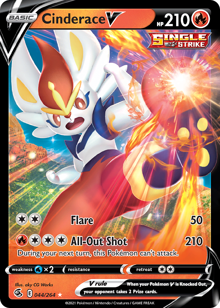 Cinderace V 044/264 Fusion Strike