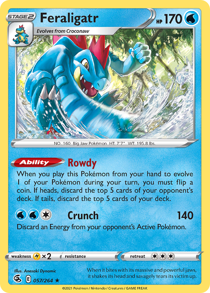 Feraligatr 057/264 Fusion Strike