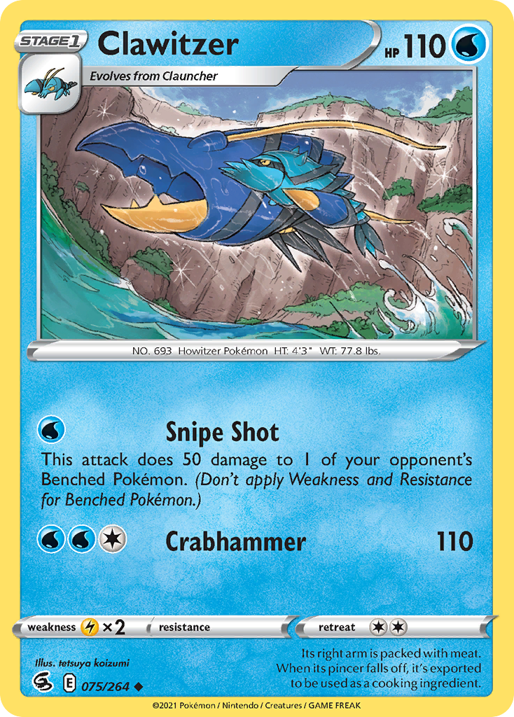 Clawitzer 075/264 Fusion Strike