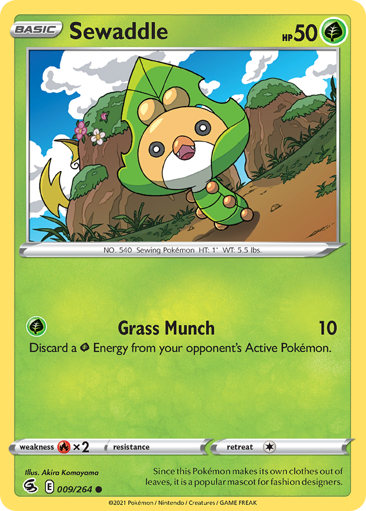 Sewaddle 009/264 Fusion Strike