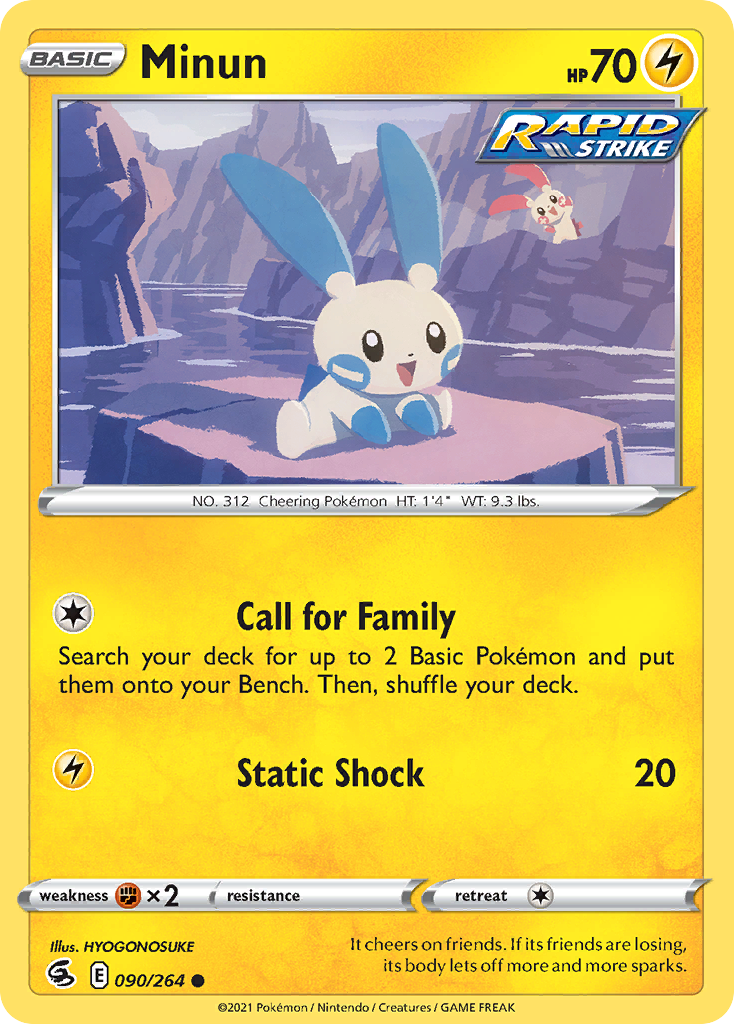 Minun 090/264 Fusion Strike