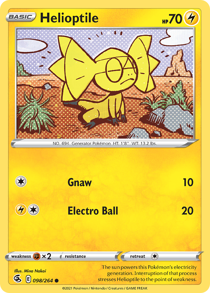 Helioptile 098/264 Fusion Strike