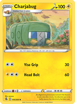 Charjabug 100/264 Fusion Strike