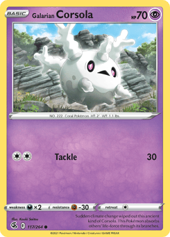 Galarian Corsola 117/264 Fusion Strike