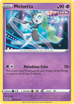 Meloetta 124/264 Fusion Strike