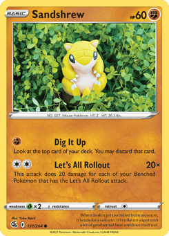 Sandshrew 131/264 Fusion Strike