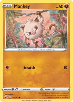 Mankey 133/264 Fusion Strike