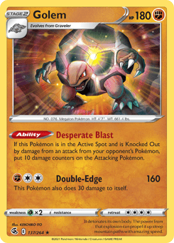 Golem 137/264 Fusion Strike