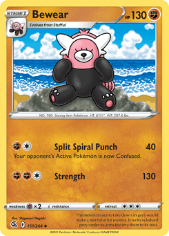 Bewear 151/264 Fusion Strike