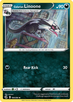 Galarian Linoone 160/264 Fusion Strike