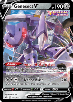 Genesect V 185/264 Fusion Strike