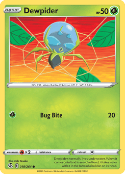 Dewpider 019/264 Fusion Strike