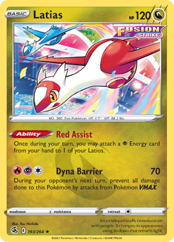 Latias 193/264 Fusion Strike