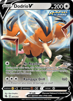 Dodrio V 201/264 Fusion Strike