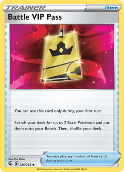 Battle VIP Pass 225/264 Fusion Strike
