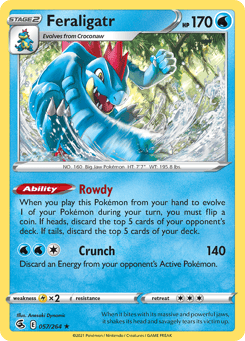Feraligatr 057/264 Fusion Strike