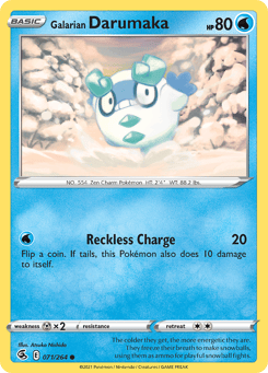 Galarian Darumaka 071/264 Fusion Strike