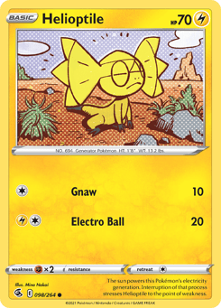 Helioptile 098/264 Fusion Strike