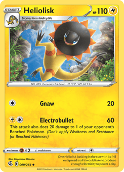 Heliolisk 099/264 Fusion Strike