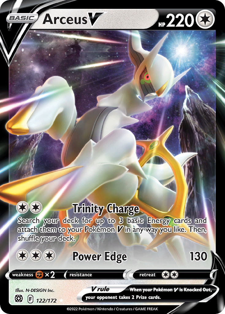Arceus V 122/172 Brilliant Stars
