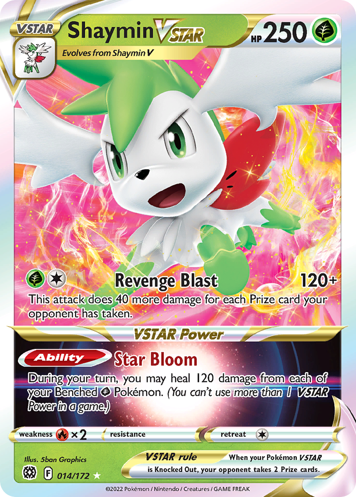Shaymin VSTAR 014/172 Brilliant Stars
