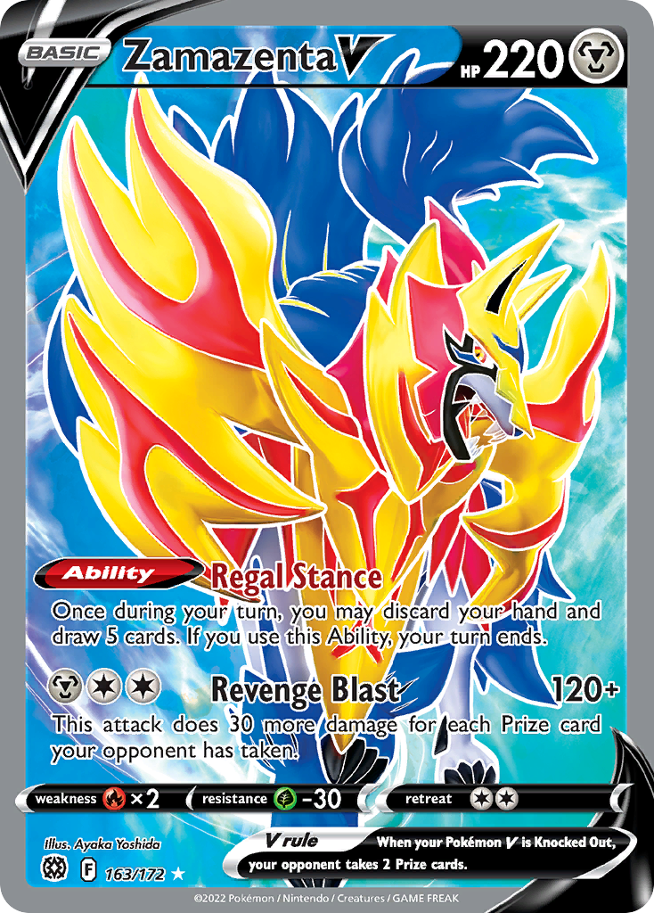Zamazenta V 163/172 Brilliant Stars