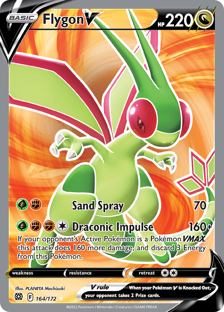 Flygon V 164/172 Brilliant Stars