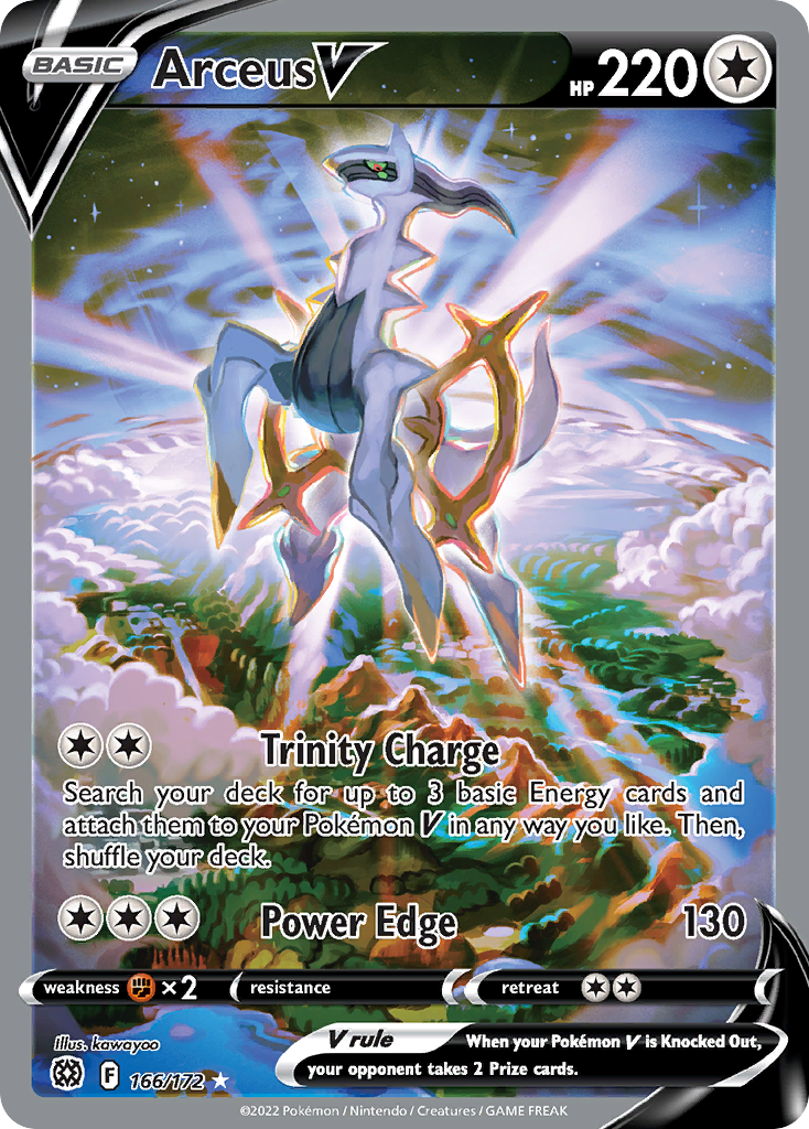 Arceus V 166/172 Brilliant Stars