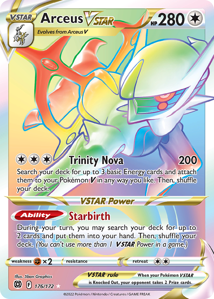 Arceus VSTAR 176/172 Brilliant Stars