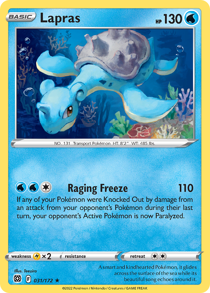 Lapras 031/172 Brilliant Stars