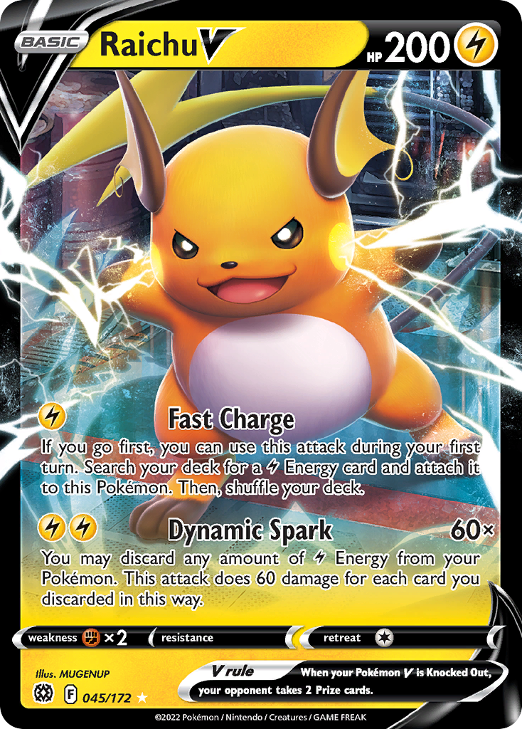 Raichu V 045/172 Brilliant Stars
