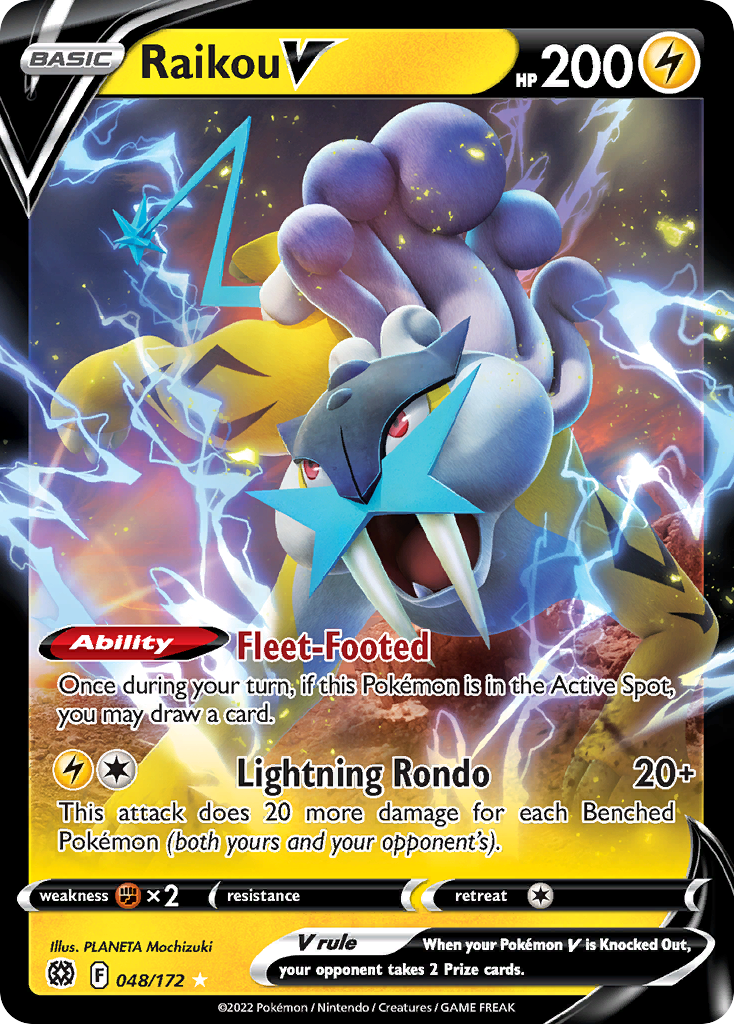 Raikou V 048/172 Brilliant Stars