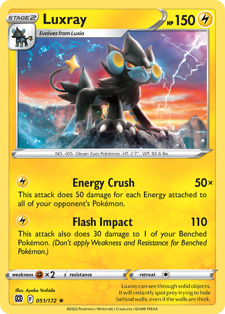Luxray 051/172 Brilliant Stars