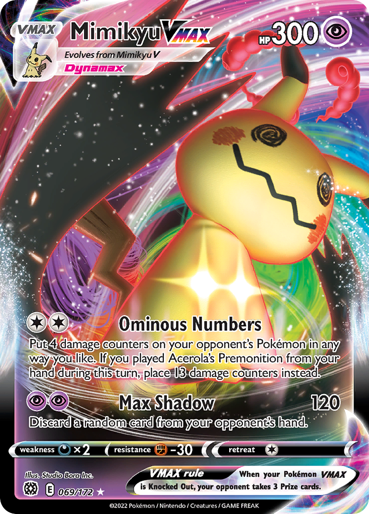 Mimikyu VMAX 069/172 Brilliant Stars