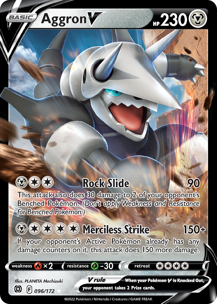 Aggron V 096/172 Brilliant Stars