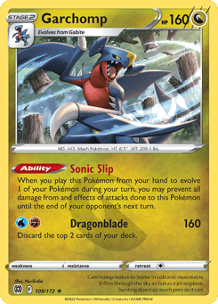Garchomp 109/172 Brilliant Stars