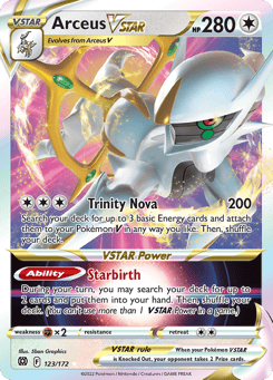 Arceus VSTAR 123/172 Brilliant Stars
