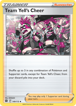 Team Yell's Cheer 149/172 Brilliant Stars