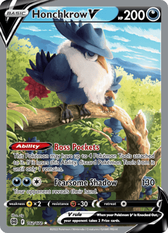 Honchkrow V 162/172 Brilliant Stars