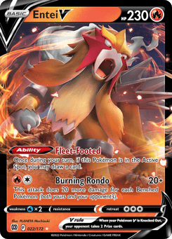 Entei V 022/172 Brilliant Stars